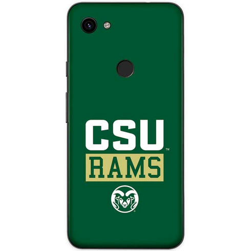 Colorado State University CSU Rams Google Pixel 3a Skin